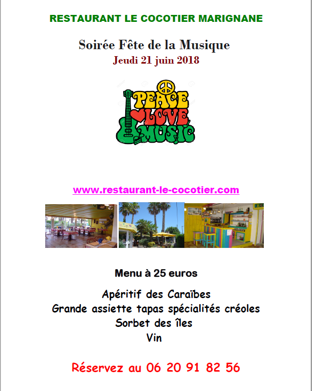Soirée fête de la musique 2018